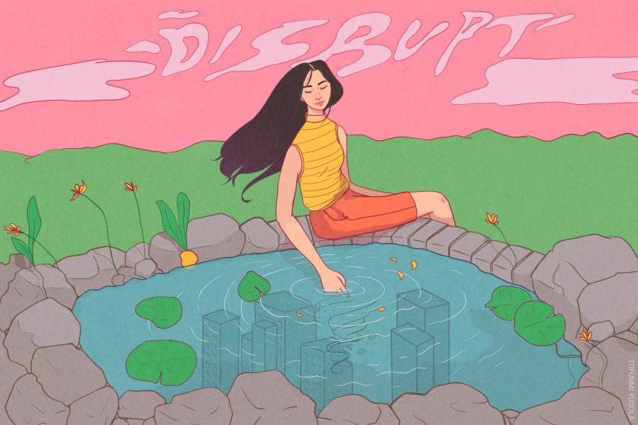 Advertising Illustration for Dear Damsels, Disrupt