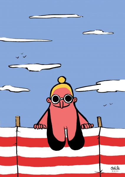 Woman at the beach