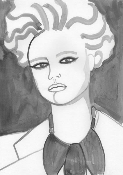 Bouffant hair