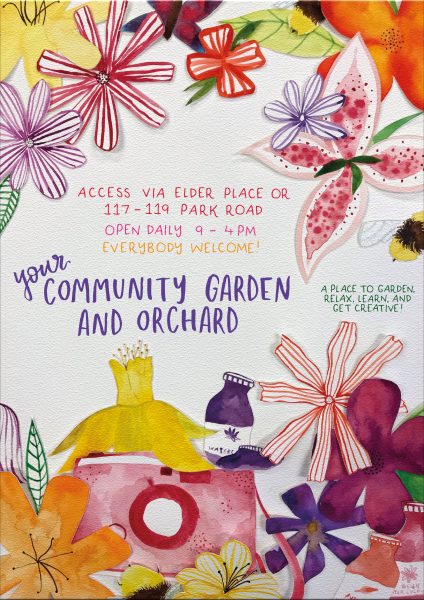 Community Garden Flowers AOI