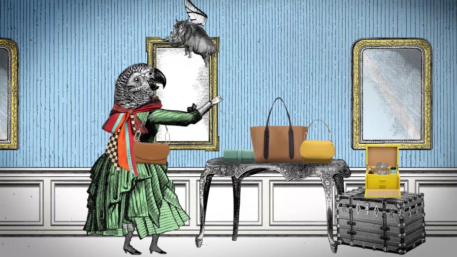 Characters and backgrounds created for 2019 Smythson´s Christmas Campaign #xmas #victorian #collage #advertising #fashionillustration 