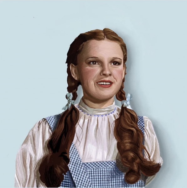 Portrait of Dorothy from the Wizard of Oz
