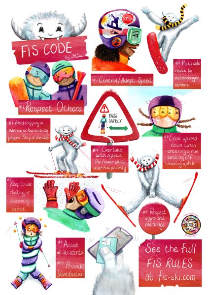 FIS Snow Safety Code - Copyright Kim