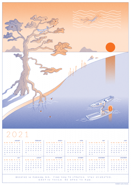2021 Wellbeing Calendar