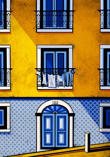 Lisbon Travel Illustration
