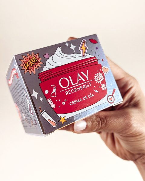 Olay skincare limited edition STEM themed packaging