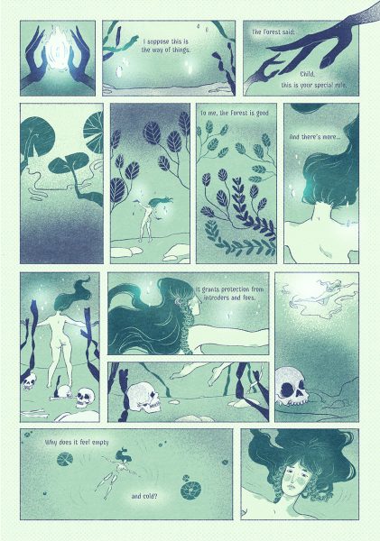 Sample page - Rusalka Whispers of the Forest by Pigeon