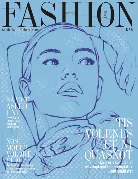 Fashion illustration.