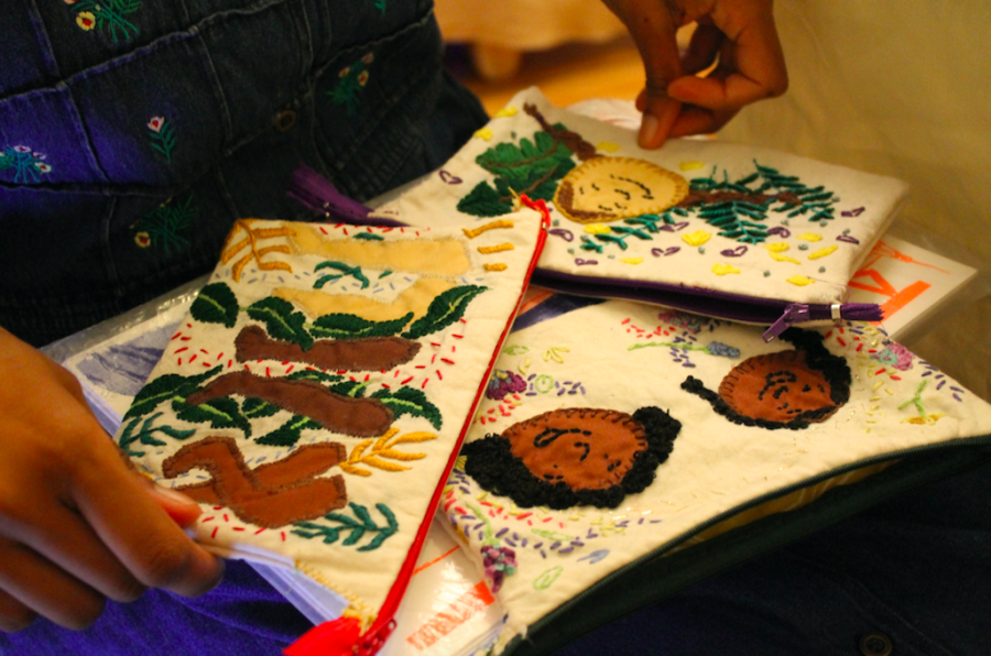 embroidered pencilcases