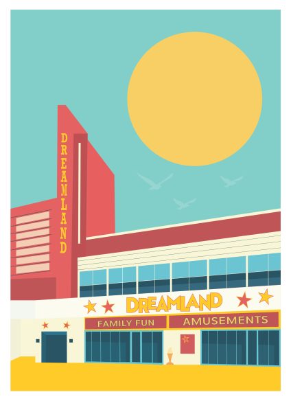 Dreamland print design