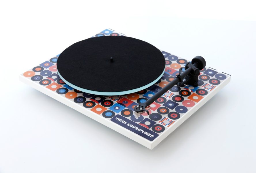 Vinyl Adventures turntable design for Tim Burgess & Rega