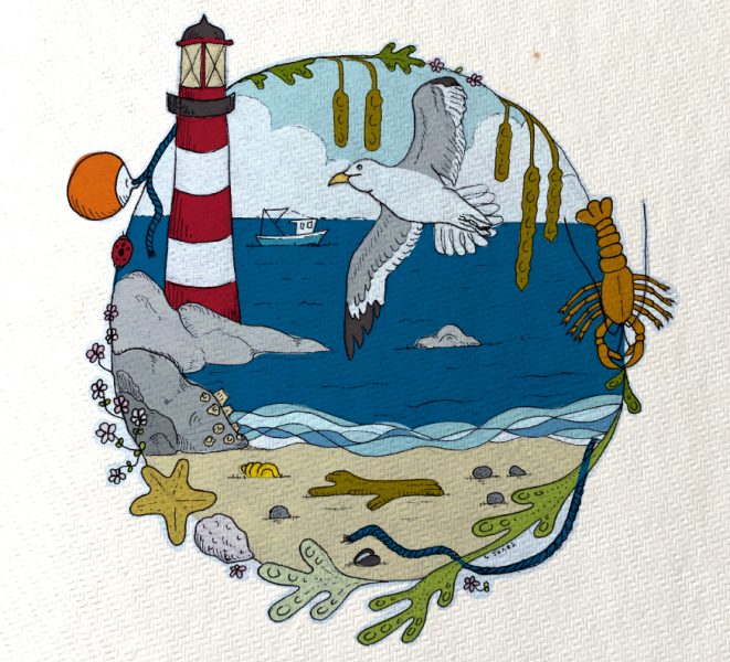 Seaside-Illustration