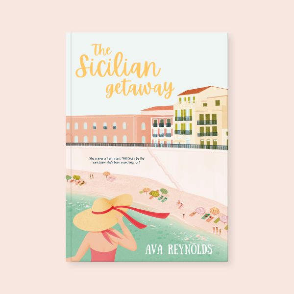 The Sicilian getaway Book Cover by freelance illustrator Mabel Sorrentino_Illustrated By Mabel