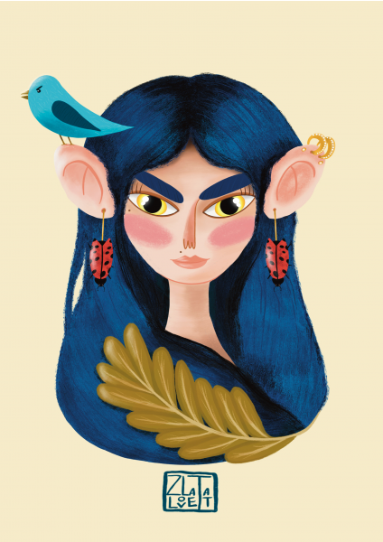 Blue hair