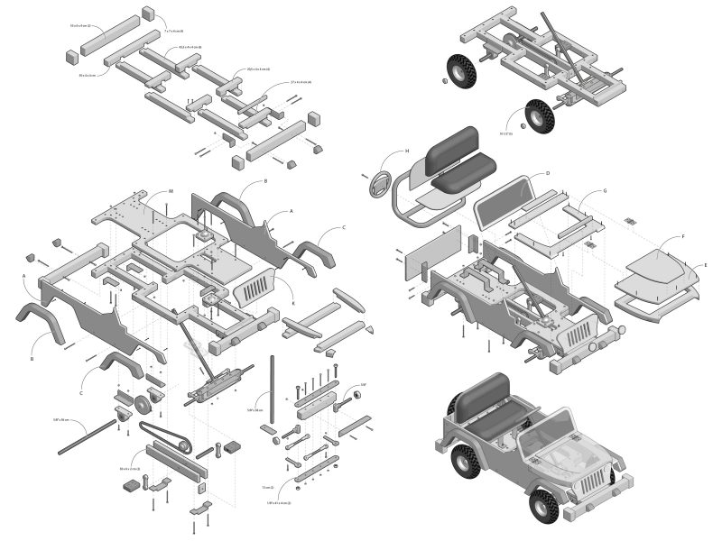 Jeep blueprints