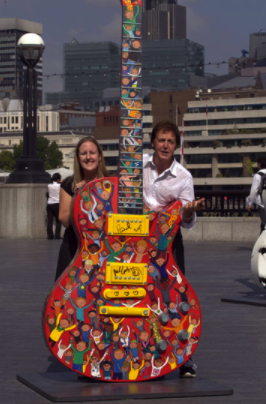 Gibson Guitar with Sir Paul McCartney