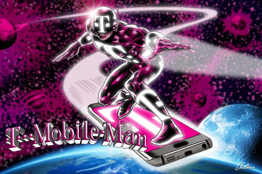 T-MOBILE MAN superhero