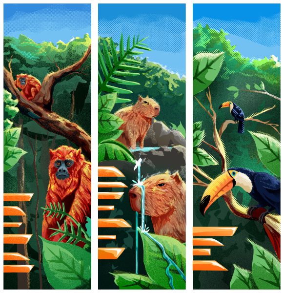 Rainforest Bookmarks