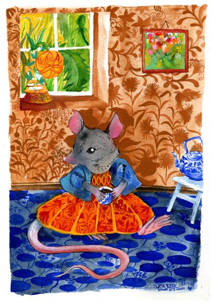 mouse in a house