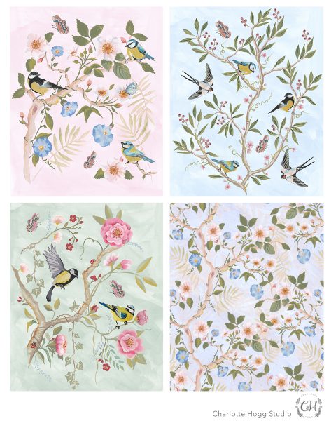 Beautiful Birds Pattern Collection