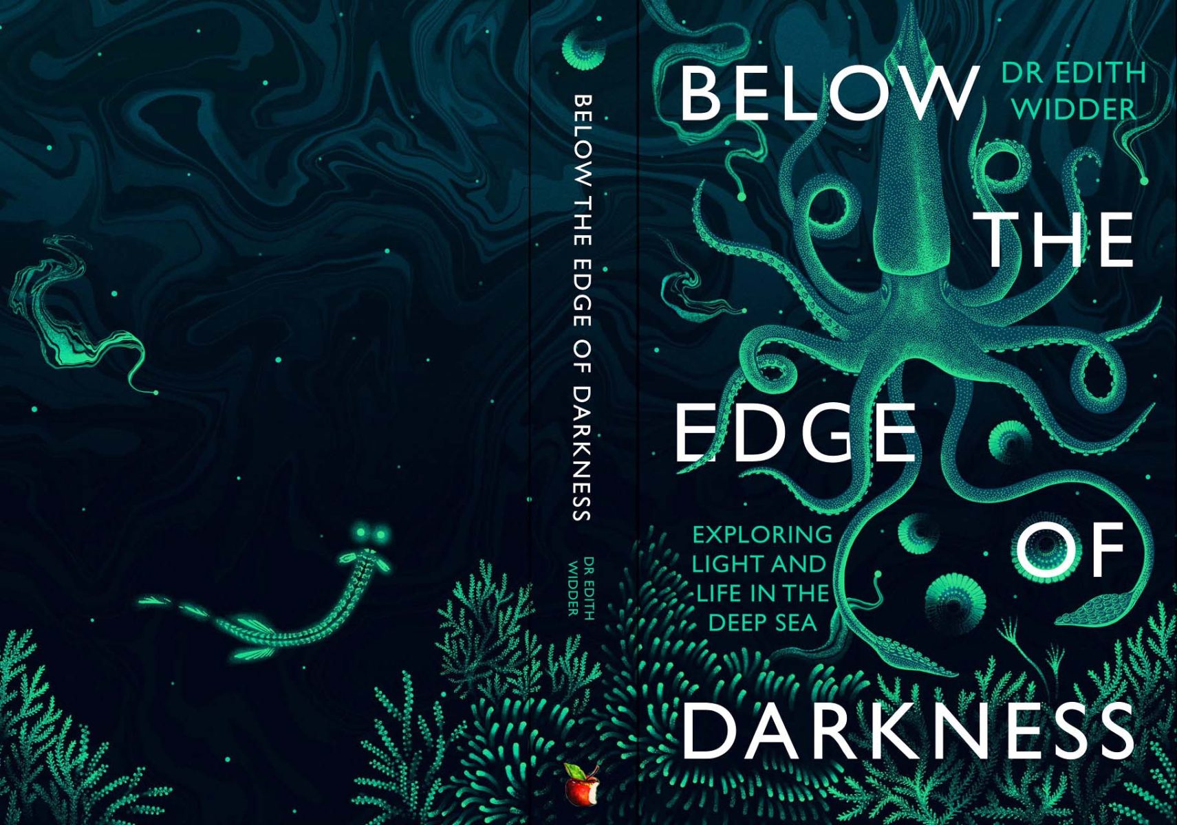 Cover of Below the Edge of Darkness by Edith Widder, Illustration by Jennifer N. R. Smith | WonderTheory