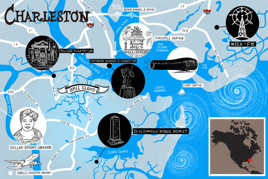 Charleston Climate Change Map