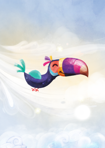 Flying Toucan