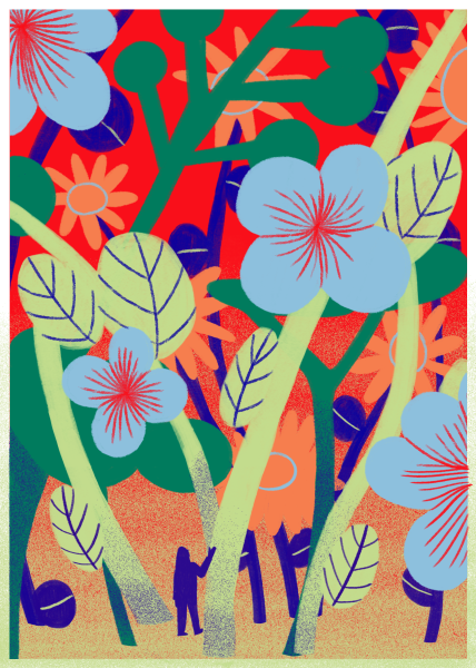 Flower Notebook Cover Design