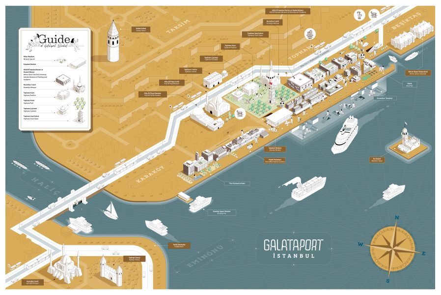 Galataport Isometric Map / C.Galataport