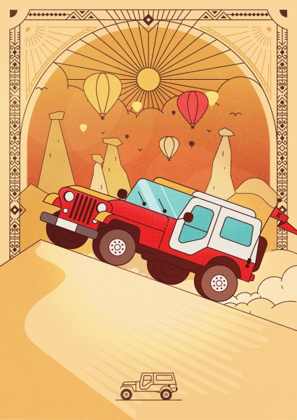 Jeep CJ6 Poster / C. Silbak