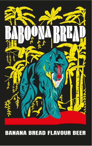 Baboona Bread Beer Label