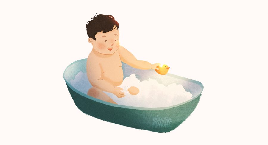 Family and Parenting - Baby bath