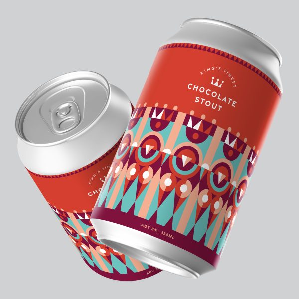 Craft beer can illustration