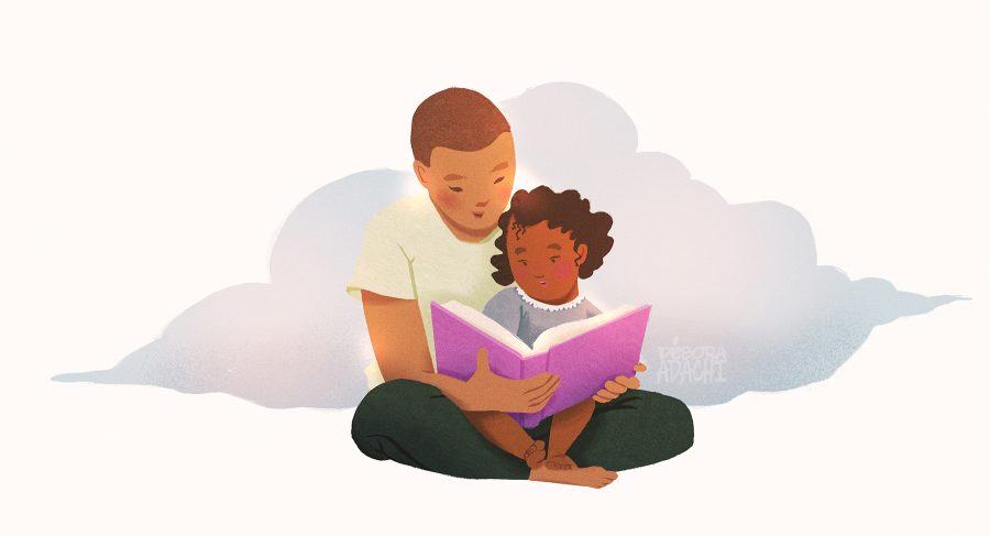 Family and Parenting - Storytime - Father and daughter