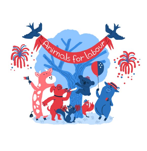 Animals for labour