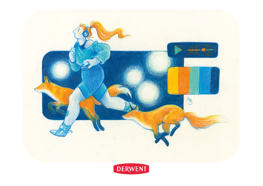 Chromaflow pencil collection - Foxes