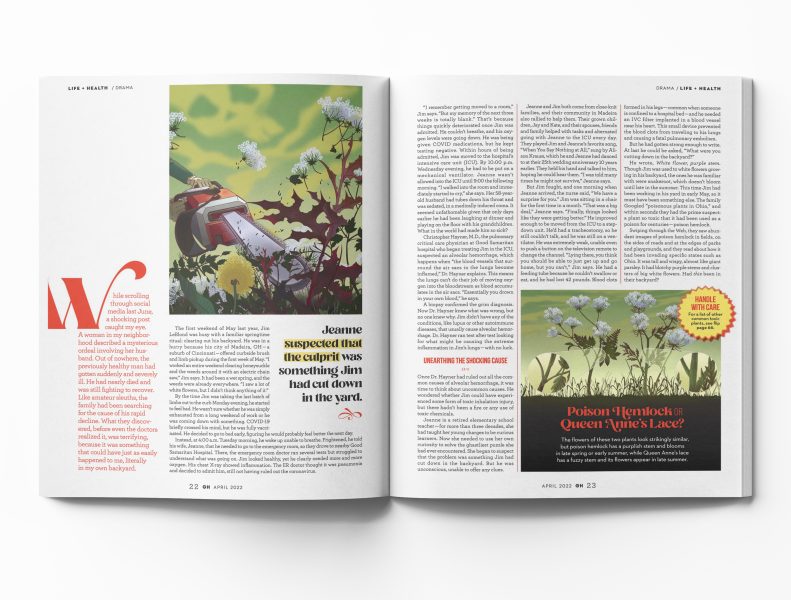 Good Housekeeping Article Spread, April 2022 Issue