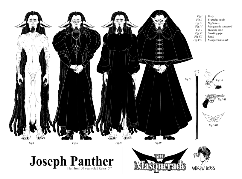 JOSEPH PANTHER CHARACTER DESIGN (2021)