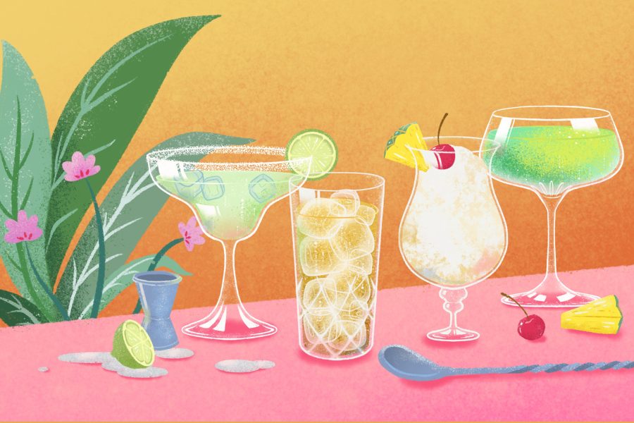 Cocktails illustration - Summer