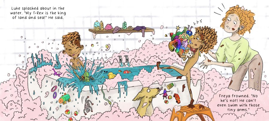 Worth Getting Muddy For! Double spread