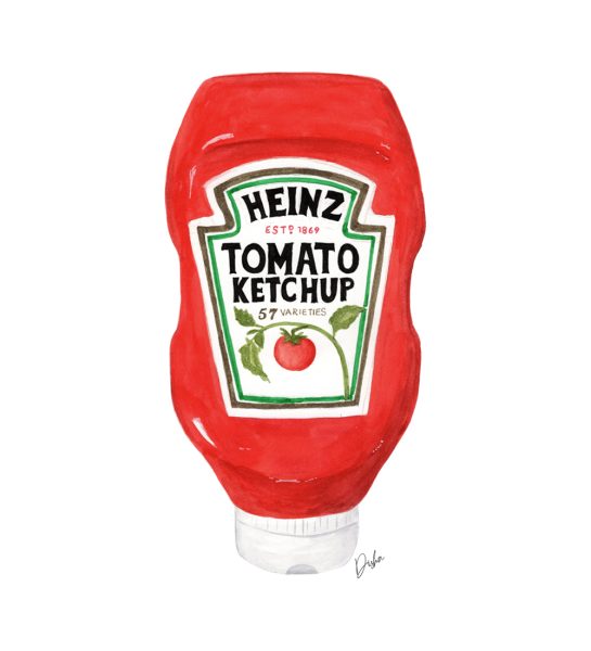 Heinz Tomato Ketchup Illustration
