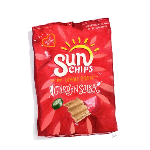 Sun Chips Illustration