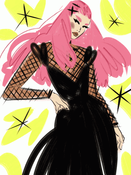 Fashion Illustration Gif