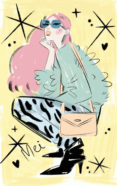 Fashion Illustration Gif