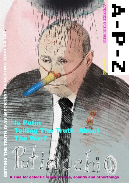 Is Putin Lying? Cover for Art Zine