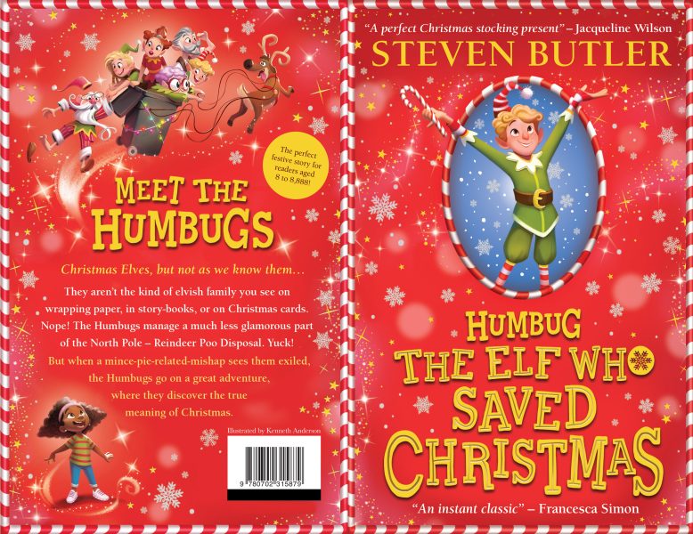 Christmas children's book jacket illustration