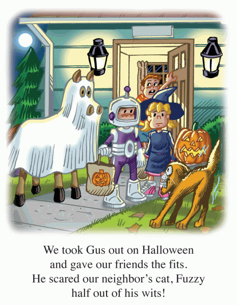 I Live With A Pony by Tom Arvis- Halloween Image