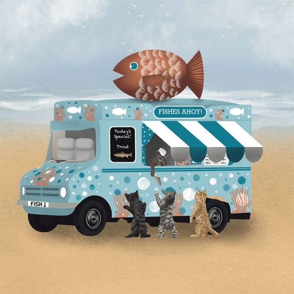 Kittens and the Fish Van
