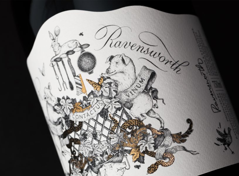 Ravensworth illustrated label