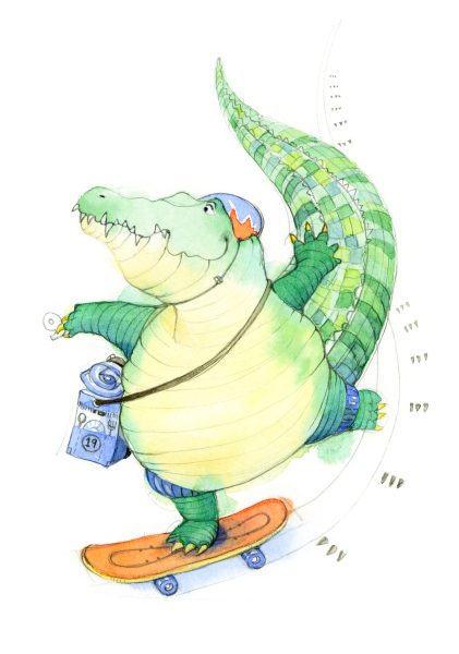 Along came a jolly crocodile - From 